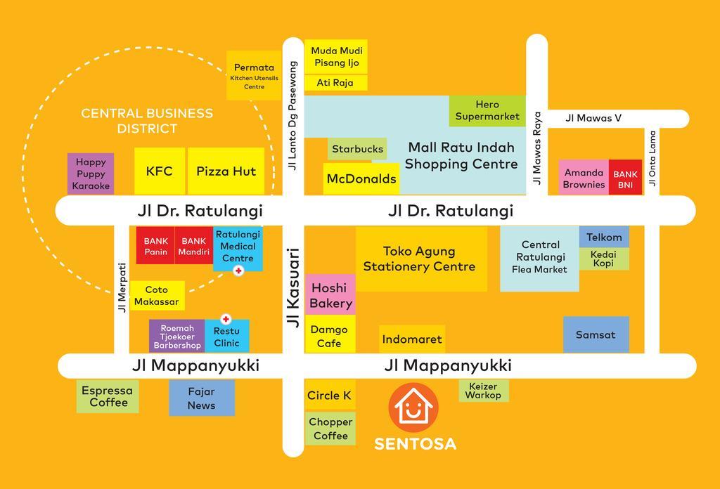 Wisma Sentosa Макасар Екстериор снимка